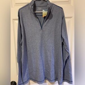 Ocean Current Men's Blue Quarter-Zip Shirt